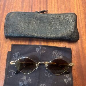 Chrome Hearts Tortoise Shell Eyewear